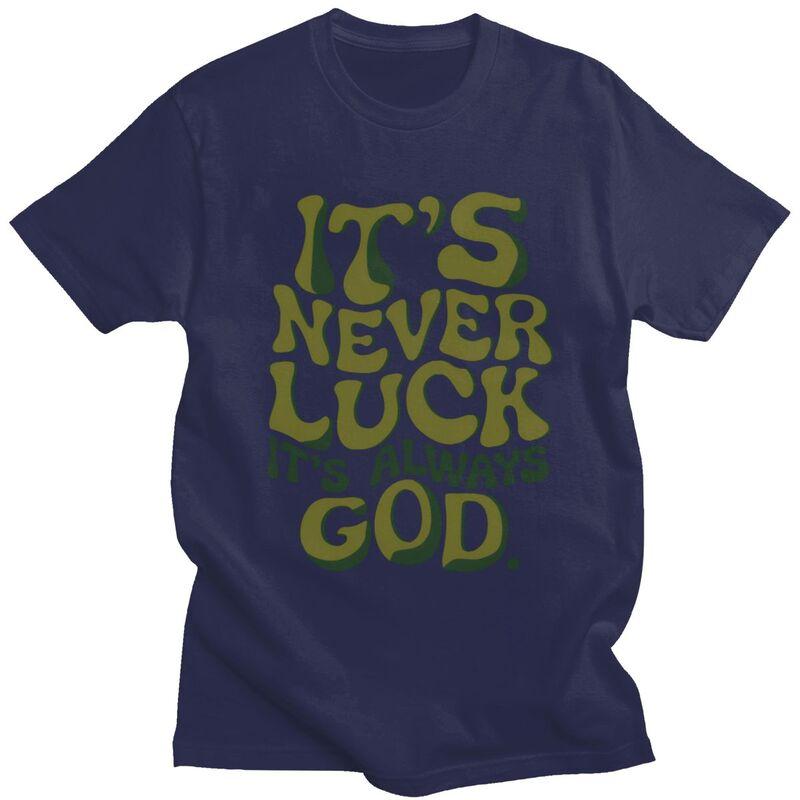 Male Religious Christian God Quote Faith Jesus T Shirt 100 Cotton Tshirt Leisure Novelty Creative Graphics Tees Shirt