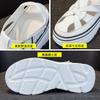 Little White Shoes for Women In the Summer of 2025, New Fashion Sandals, Hollow Thick Soles, 9 Cm Higher, Secretary Sticker Muffin Bottom