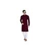 Divisive Men' Sequince Embroidered Cotton Blend Only Kurta (Dkrt4_L_Burgundy)