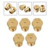 5 Pcs Burner Gas Hob Lpg Conversion Kits Jets Nozzles Propane Injectors Gas Stove Brass Nozzle Gas Stove Accessories