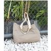 IELGY Korean version of casual large-capacity nylon handbag, simple literary Mori canvas bag