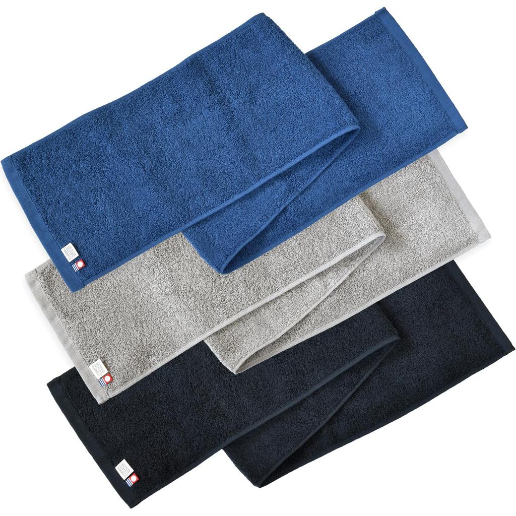 Bloom Imabari Towel Certified Scarf Towel Set of 3 with Sports 20 x Made in Japan Towel, 100cm, 100% Cotton, (Urban)