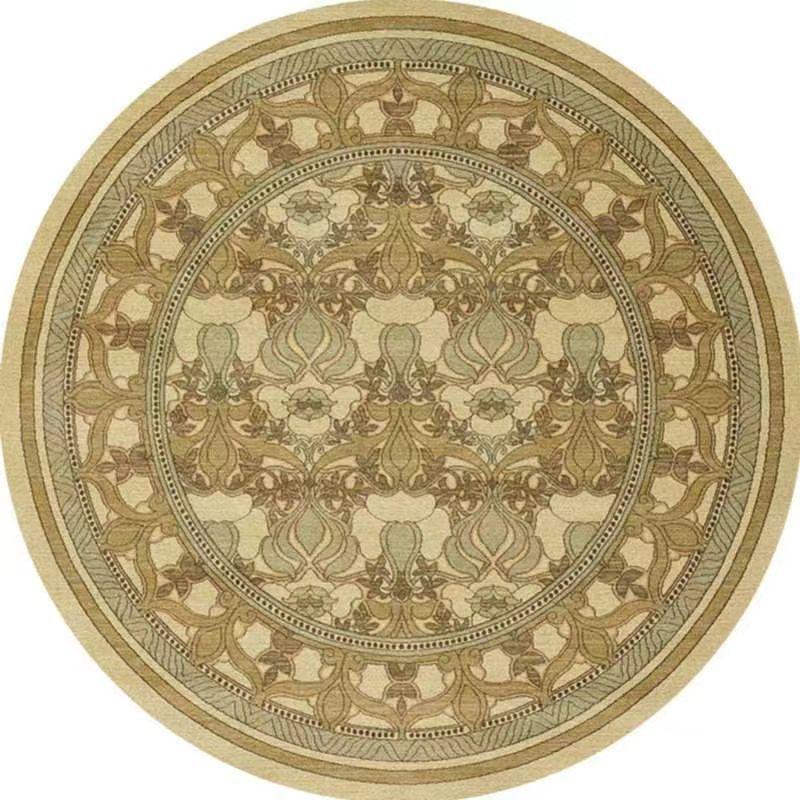 Living Room Round Carpet Dirt Resistant Wear-resistant Anti Slip Bedroom Bedside Carpet