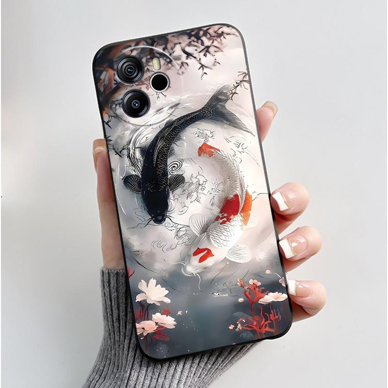 For Blackview Oscal Tiger 12 6.78" 2023 Blackview Shark 8 Back Phone Case Luxury Cute Love Rabbit Funny TPU Soft Silicone Cover