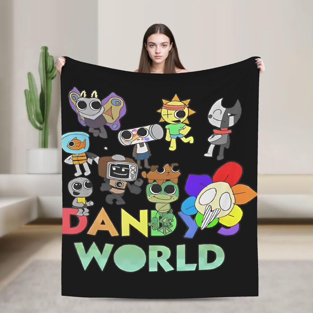 Dandy's World Soft Warm Blanket Goob  Children Plush Throw Blanket Street Trend Living Room Flannel Bedspread Sofa Bed Cover