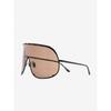 Rick Owens Shield Sunglasses Rg0000006 Gblkbr 0904