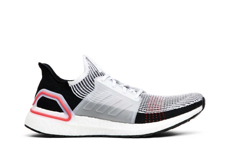 adidas Ultra Boost 2019 Cloud White Active Red Men's Sneakers