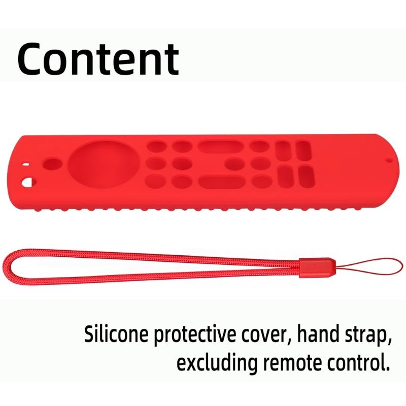 Silicone Case for Fire TV Stick 4K Max2023 Remote Protective Cover Anti-Slipping Box Bag Anti-dirt Sleeve