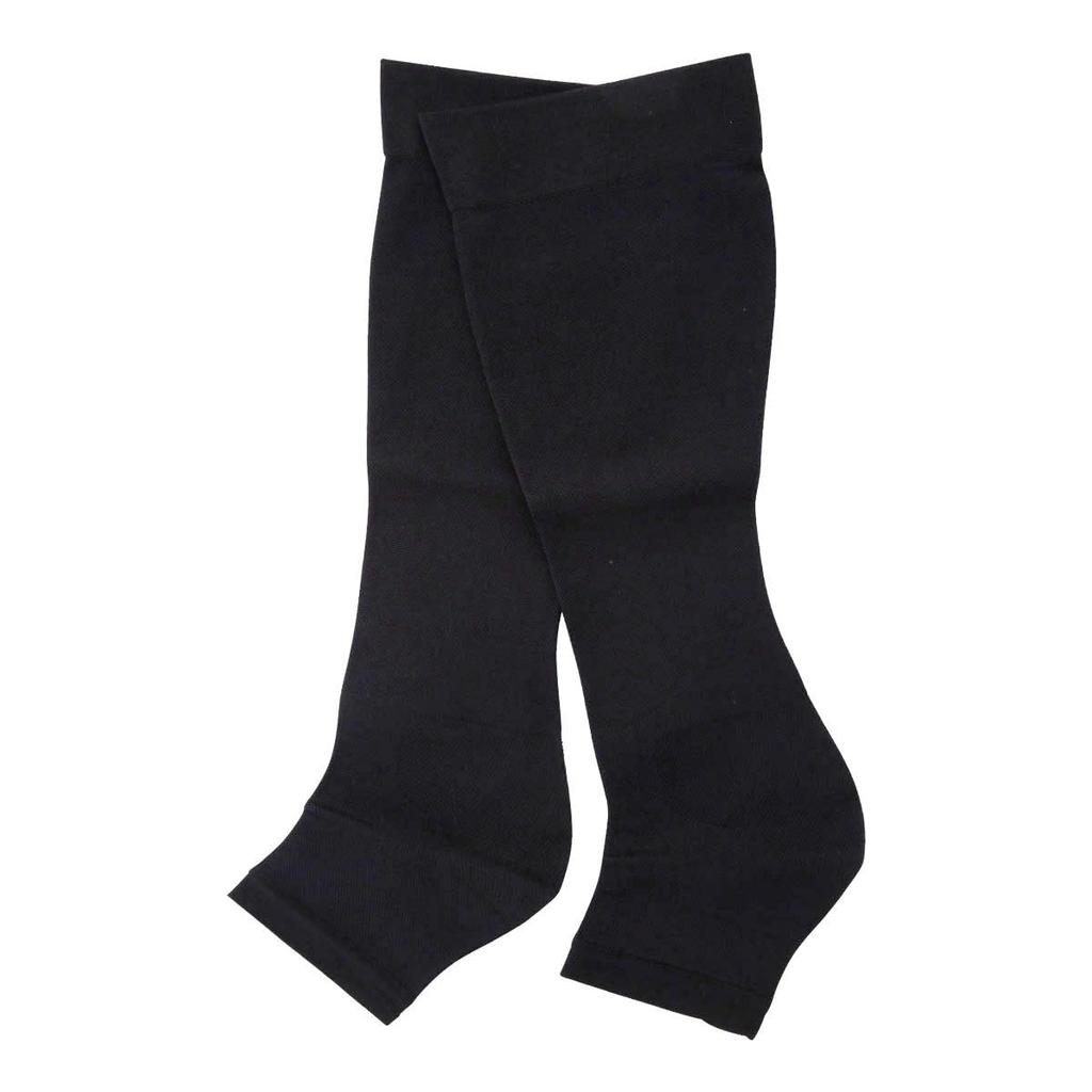 Shirohato Free Fit Sleep Room High Compression Socks Sizes Socks, Socks, (Black, 5L-6L)