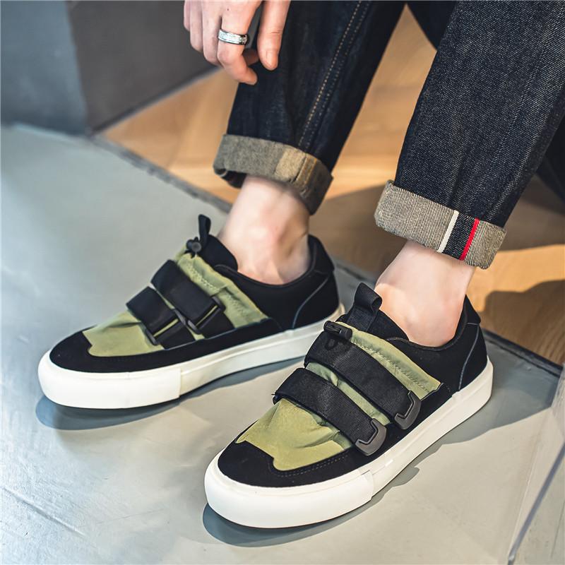 Trend Pánské Obuv pro volný čas Tenisky na plátno Pro muže Pohodlné Vulkanizované Boty Pánské Ploché Pánské Tenisky Boty Britský styl