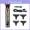 Metal Hair Clipper For Men Rechargeable Electric Hair Trimmer For Home Use