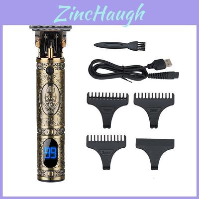 Metal Hair Clipper For Men Rechargeable Electric Hair Trimmer For Home Use