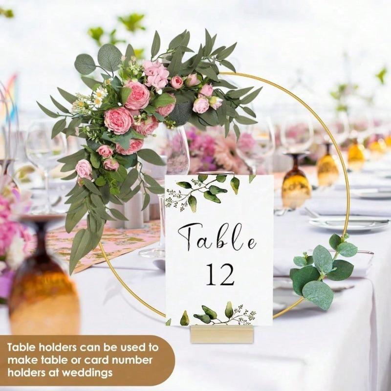 Stylish Metal Wreath Hoop with Floral Design DIY Hanging Craft for Wedding Decoration Artificial Flower Ring for Bridal Events