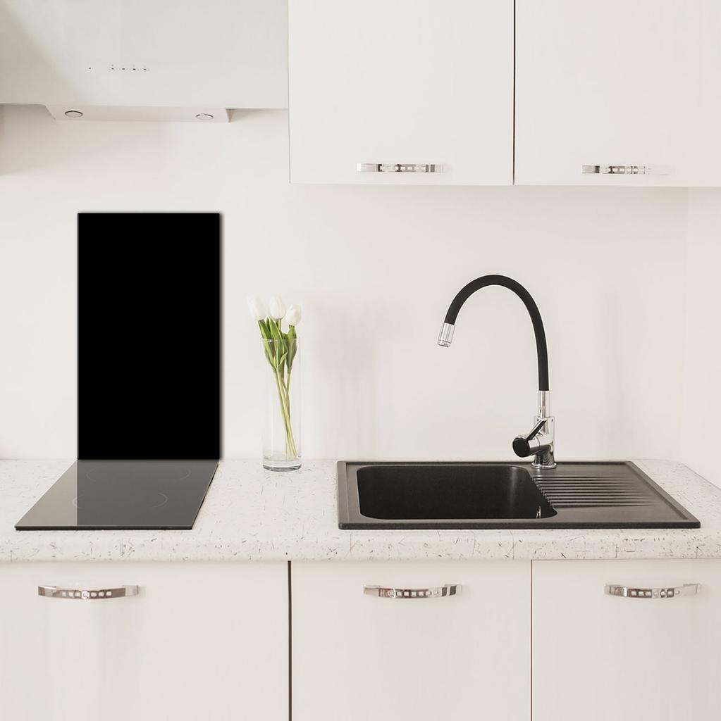 GLASS CUTTING BOARD 30x52 BLACK
