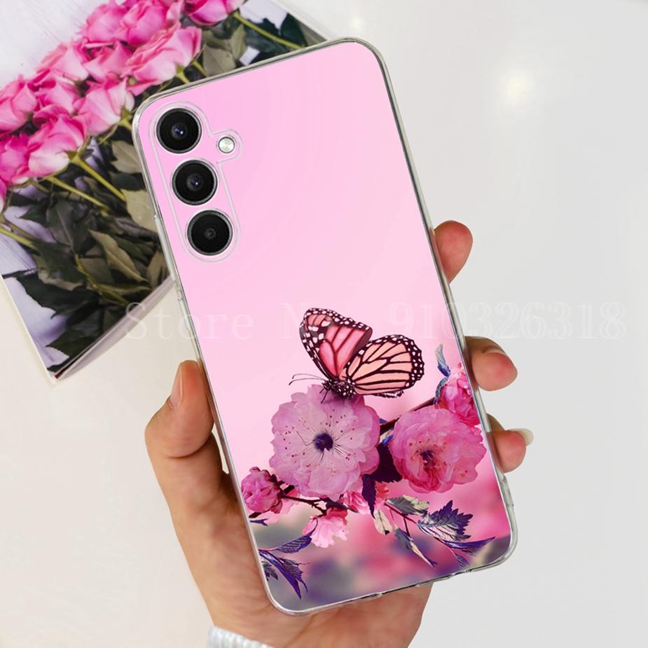 For Samsung Galaxy A14 A24 A34 A54 Case New Fashion Painted Cover Soft Silicone TPU Phone Case For Samsung A54 A 14 24 34 Fundas