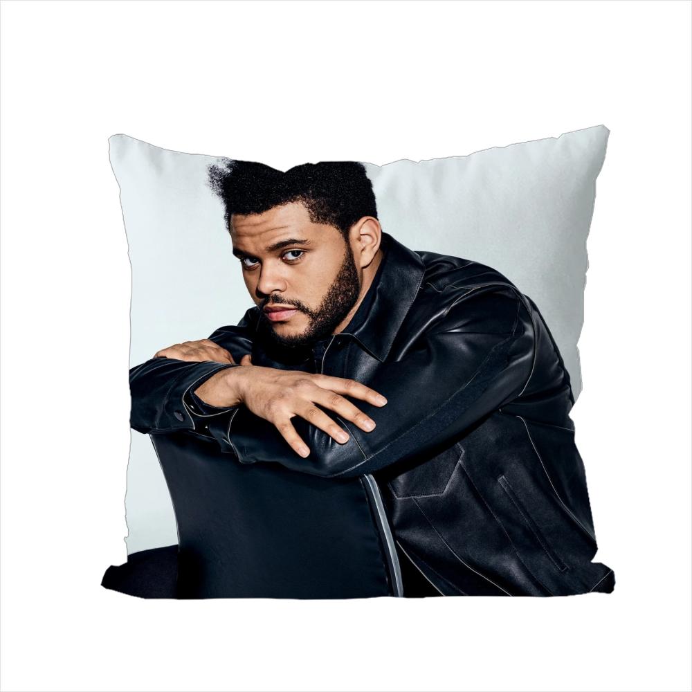 Federa Cuscino Singer The Weeknd Per Auto Divano Decorativa Casa Stampa Double-sided Peluche Quadrato Cuscino Decorativo Copricuscino