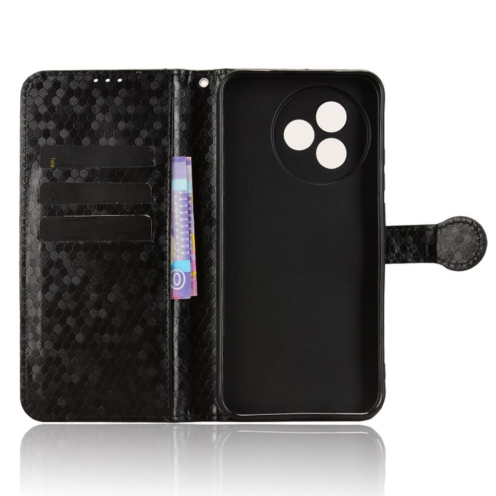 For Xiaomi Redmi K80 Ultra 5G Wallet Case Dot Pattern Imprint PU Leather Phone Cover with Wrist Strap