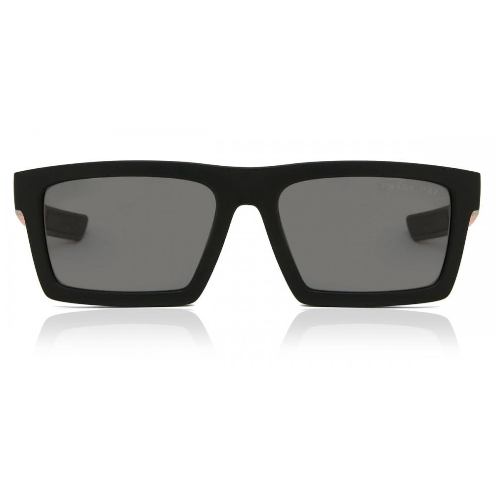 

Prada Linea Rossa Ps02zsu Polarized 1bo02g Men Sunglasses Matte Black/58-18-145
