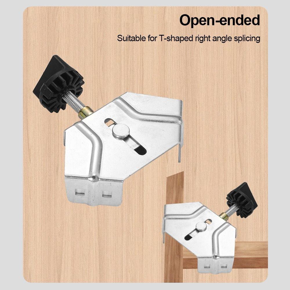 Quick Clip Right Angle Clamp Stainless Steel Angle Clip Clamp Durable Corner Locator  Woodworking