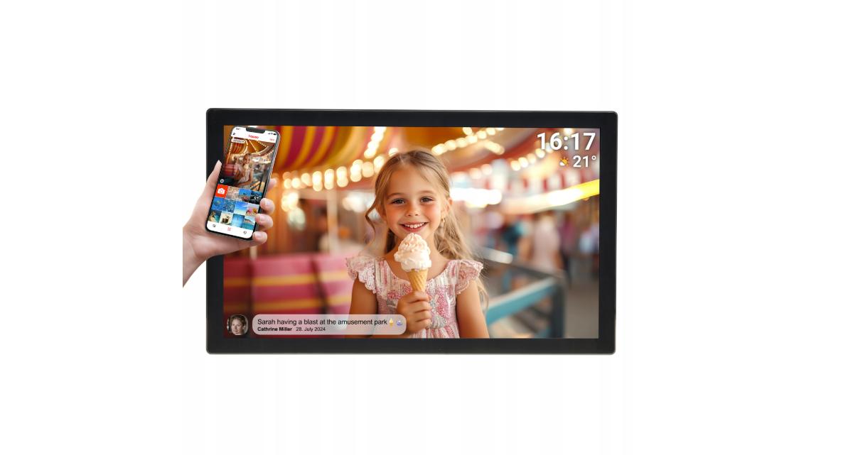 

DENVER PFF-3260 Цифрова фоторамка з програмним забезпеченням FRAMEO 32 FULL HD, Denver чорний