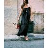 Summer New Women clothes Seaside Holiday Style Simple Embroidery Loose Sling Midi Dress 8741086