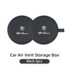 qctfz6 Car scratch resistant leather wrapped water cup pad For Alfa Romeo 159 Giulietta Giulia 147 Mito 156 166 GT Stelvio F1 Volante