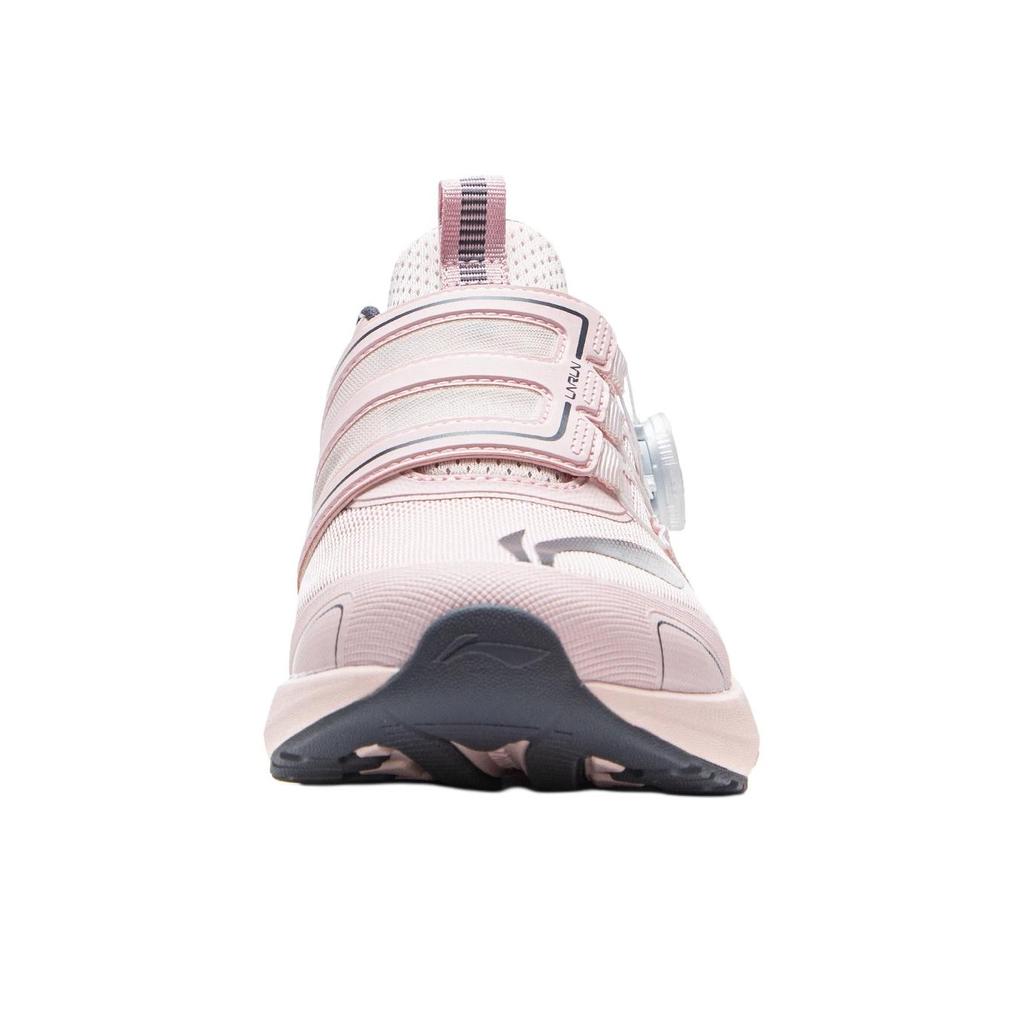 Li Ning Kids Treading Star Premium Comfortable Fashion Versatile Running Shoes Kids Running Shoes Pink YKFV082-4