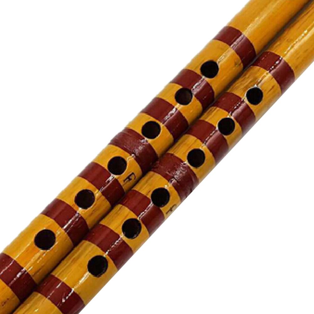 1PCS Long Bamboo Clarinet Student Musical Instrument 7 Hole For Learning Musical Toy 42.5cm