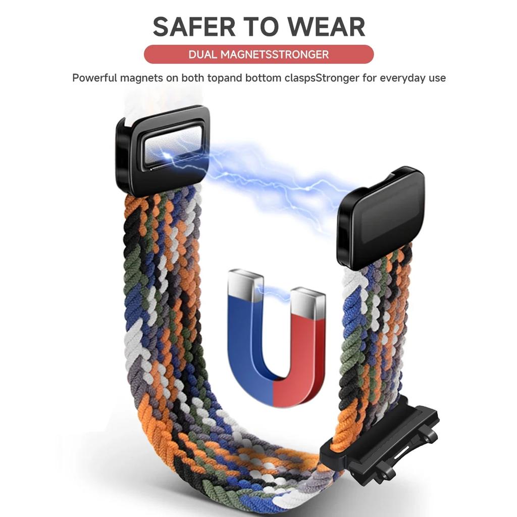 New Braided Loop Strap For Huami Amazfit T-Rex 2 3 Band Smart Watch Nylon Elastic Belts For Huami Amazfit T-Rex T RexPro Correa