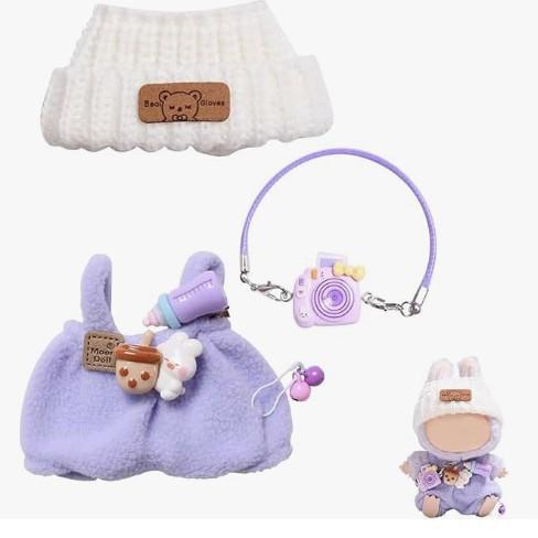 Labubu Doll Clothing Set for 1st-3rd Generation Dolls, Unique Outfits with Handcrafted Accessories, Collector-Grade Gift