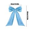 Giant Christmas Bow Satin Home Decor with Tie Oversized Christmas Bow with Long Streamers for Wall Door Wreath Mantel Staircase