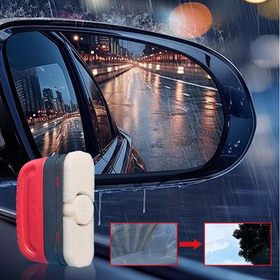 Car Glass Cleaner 120ml Oil Film Remover Car Windshield Cleaner Brush For Trailer RV Truck Sedan Pickup Motorcycles