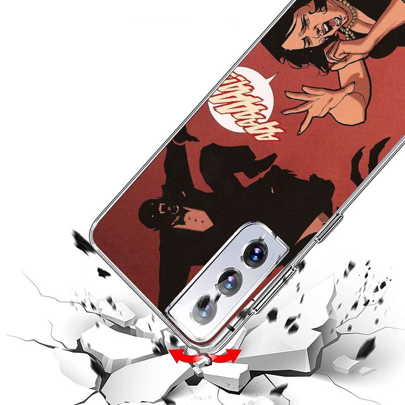 Gothic Vampire Scarlet Art Phone Case For Samsung Galaxy S24 S25 Edge S26 Ultra S23 S22 S21 Plus S20 FE + Personalized Print Cov