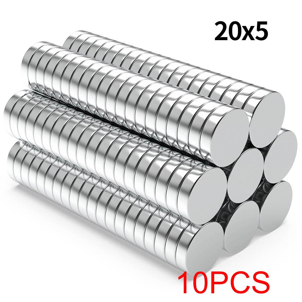 Super Strong Neodymium Magnet N35 NdfeB Permanent Magnetic Imanes Round Powerful Magnets Refrigerator Magnet  5x5/8x5/20x5/25x5