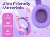 PowerLocus Bobo CAT Wireless LED AUX Headphones for Kids