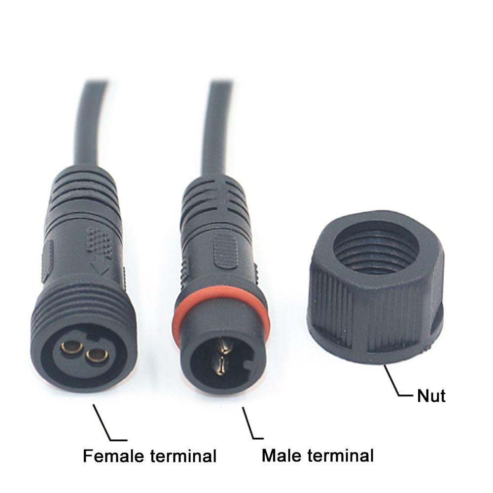 3Pin 4Pin Signal Line Base Connector 2Pin3Pin4Pin Cable Optional Cable Waterproof Connector Line