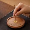 Solid Wood Incense Stick Holder Handmade Incense Stove Chinese Zen Line Incense Burner  Indoor Use