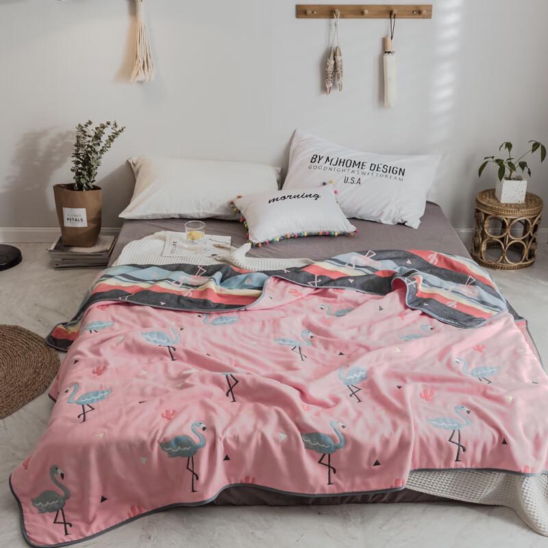 Grace 60-Count Six-Layer Gauze Jacquard Towel Blanket