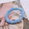 Trendy Bead Bracelet Elastic Handmade Strand Bracelets for Women Gift New Hair Accessory Glass Beads Bracelet