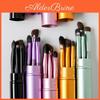 5pcs Portable Travel Eye Mini Makeup Brushes Set Reals Eyeshadow Eyeliner Eyebrow Brush Kit