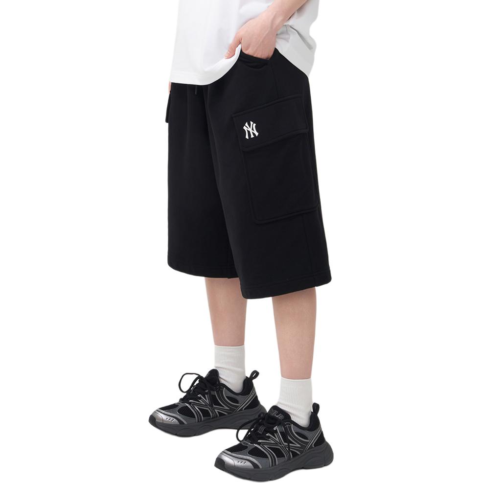 MLB New York Yankees SS25 Cargo Shorts Unisex Black 3ASPB0453-50BKS