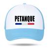 Pétanque Foam Trucker Cap French Outdoor Style Mesh Snapback Hat for Men Women Summer Sun Baseball Cap Apéro Boules Game Hat