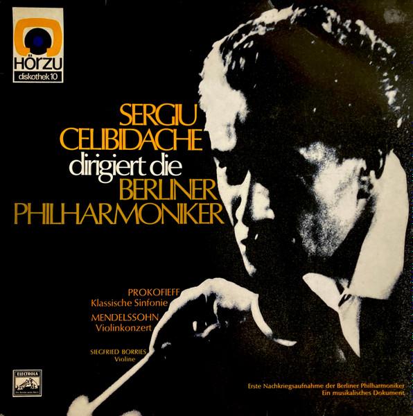 LP Record SERGIU CELIBIDACHE , SERGEI PROKOFI - Dirigiert Die Berliner Philharmonik HZEL700 HÖR ZU Germany Classical Used