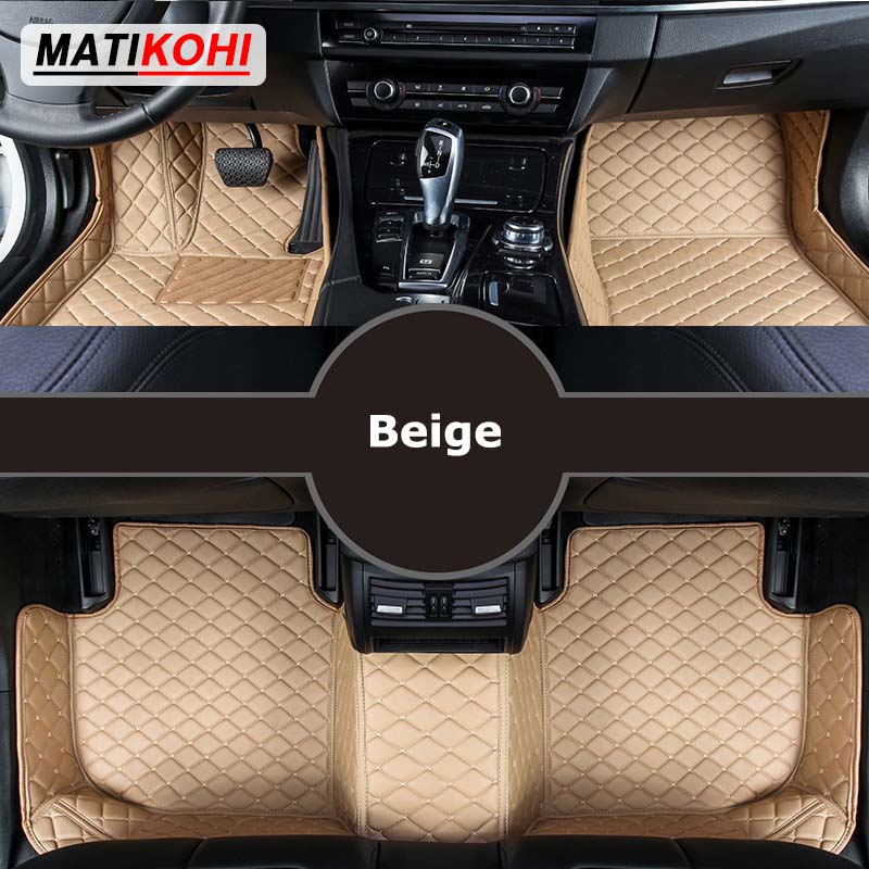 

MATIKOHI Custom Car Floor Mats For Skoda KAMIQ Auto Carpets Foot Coche Accessorie KAMIQ бежевый