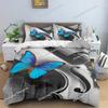 Music Bedding Set Rose Violin Printed Duvet Cover Set Twin King Queen Comforter Covers With Pillowcase Quilt Cover Home Textile