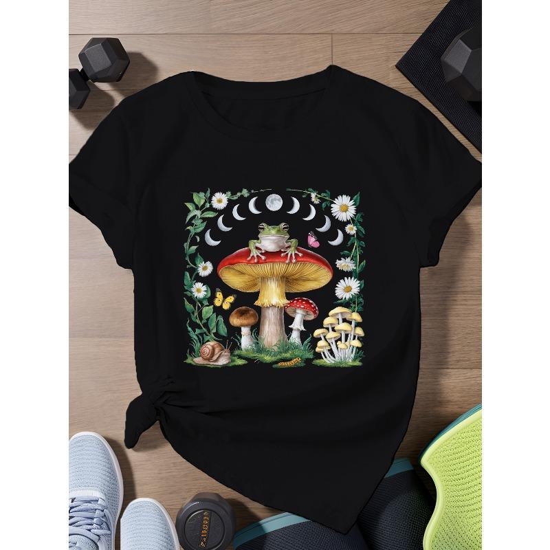

Frog Women s Plus Size Sports Short Sleeve T-Shirt 4XL чорний