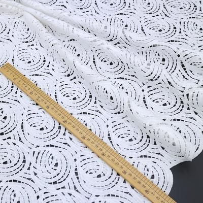 Water-Soluble Milk Silk Lace Circle Hollow Embroidery Dress Sub-Clothing Decorative Embroidery Lace Diy Fabric Full