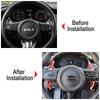 Shifter Paddle For Kia Stinger CK 2018 2019 2020 2021 2022 GTS GT GT2 Atlantica Car Steering Wheel Paddles Extension Quick Shift ZC1