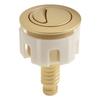 Sleek Gold Toilet Flush Button with Ergonomic Design and Functionality
