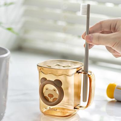 Bathroom Cups Reusable Tooth Brush Cup Bathroom Tumbler Kids Rinse Cup Tooth Brushing Holder Toothbrush Holder Cup Couple